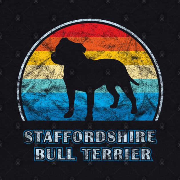 Staffordshire Bull Terrier Vintage Design Dog by millersye